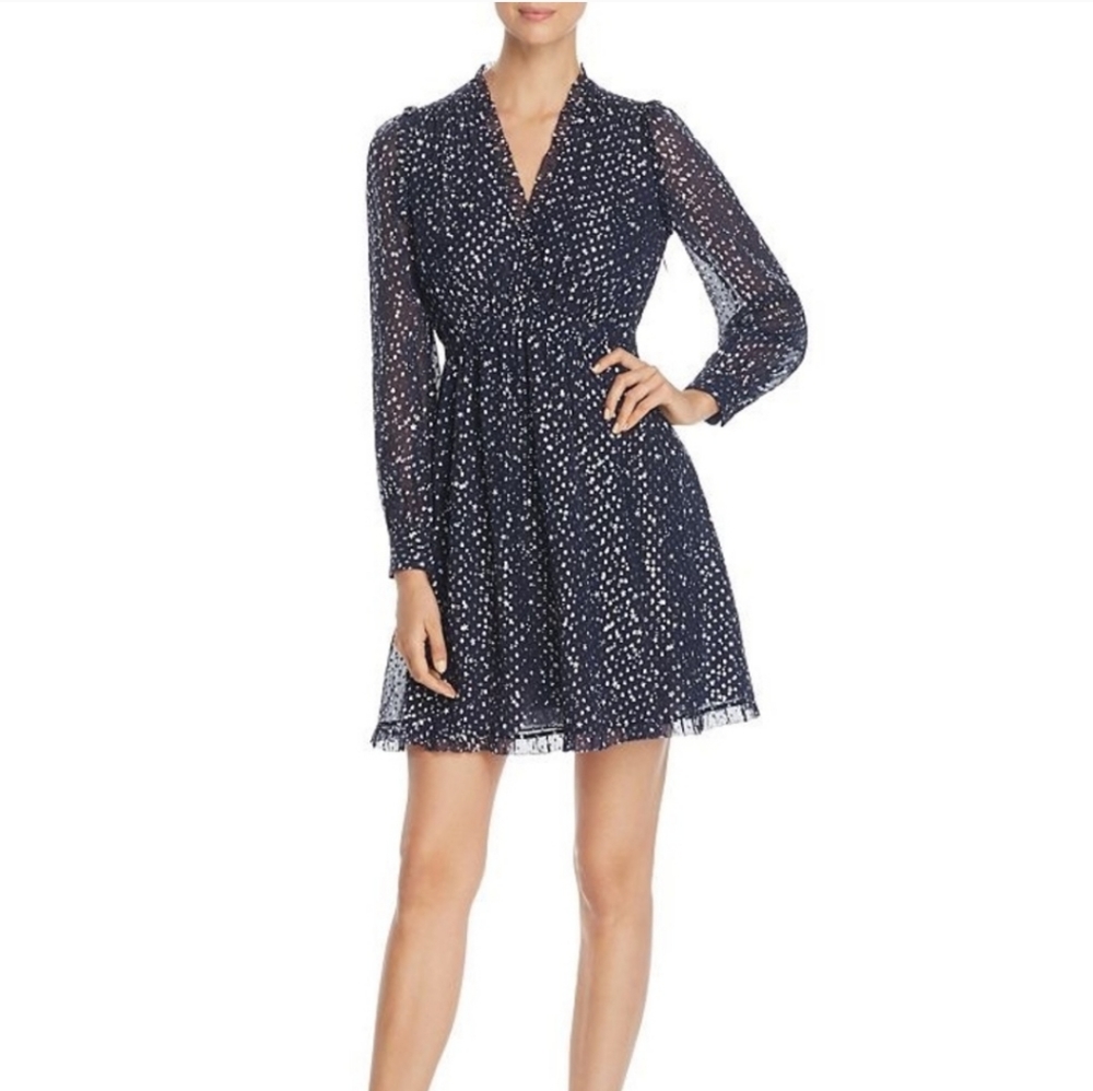 Kate Spade Night Sky Lurex Star Mini Dress